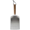 Traeger Grill Spatula, 10 in W Blade, Stainless Steel Blade, Teak Wood Handle BAC532